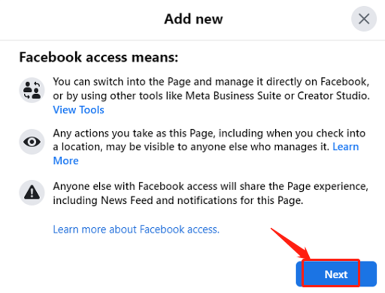如何在Facebook新版公共主页添加新用户为管理员
